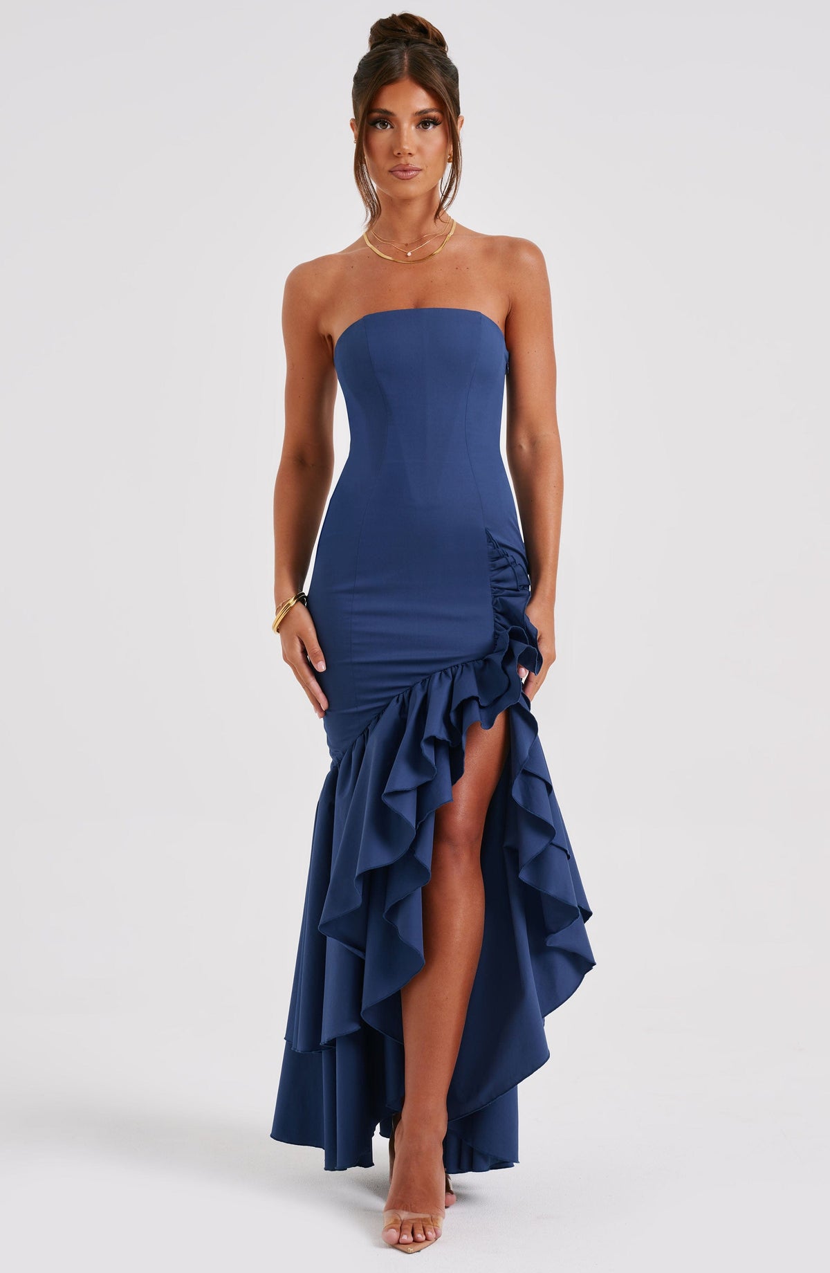 Vestido Longo Angelina - Azul