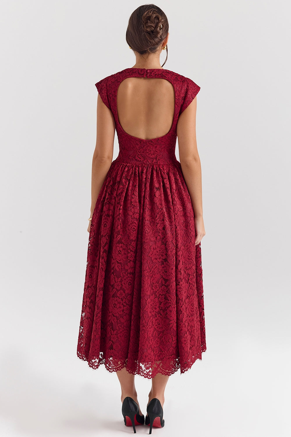 Vestido Midi Suzana - Vermelho