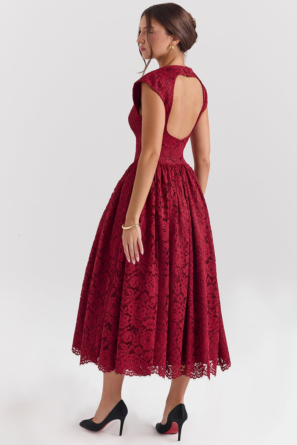 Vestido Midi Suzana - Vermelho