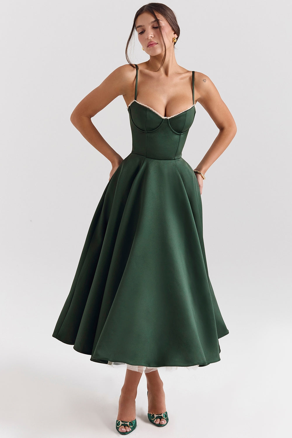 Vestido Midi Yasmin - Verde