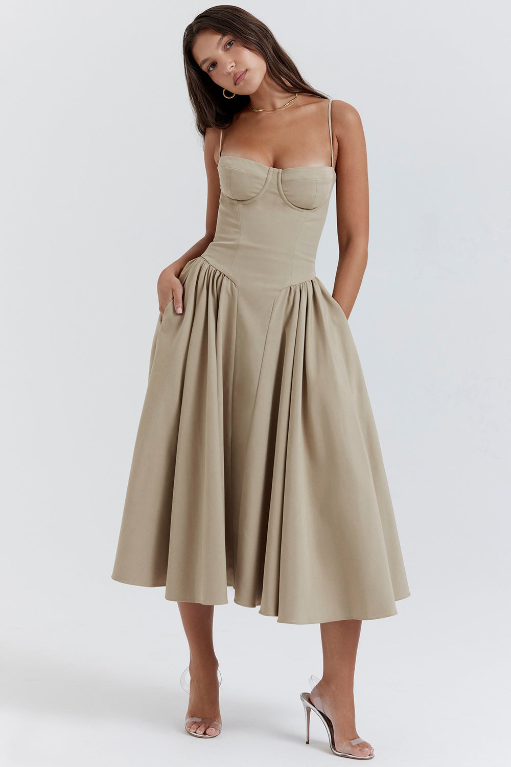 Vestido Midi Ellie - Verde