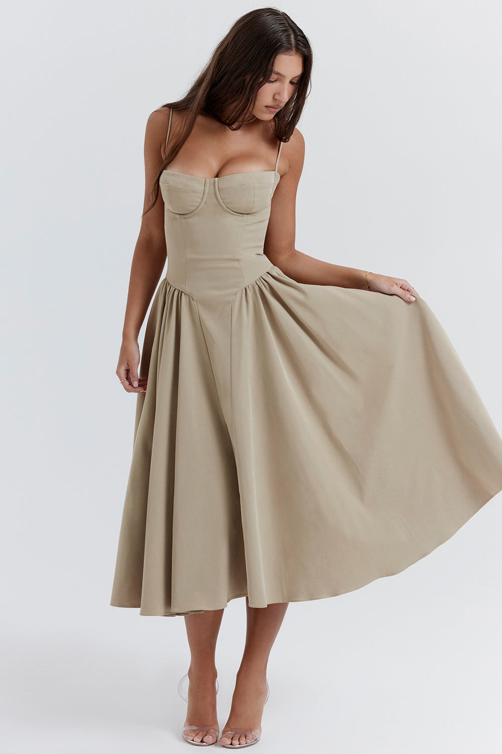 Vestido Midi Ellie - Verde